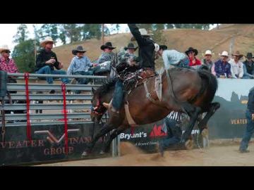 4k Dramatic Ultra Slow Motion Bronc Riding - Feat Dawson Hay